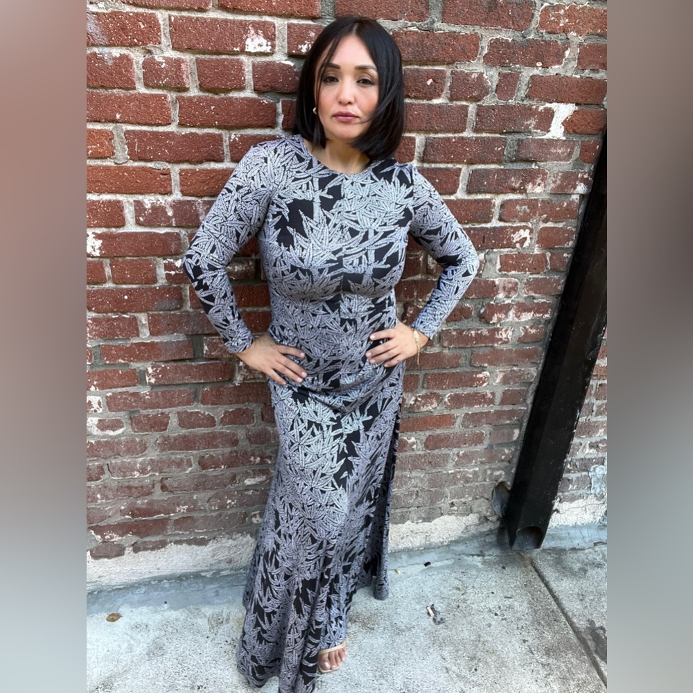 Rare Diane Von Furstenberg Silk Fabric long Dress